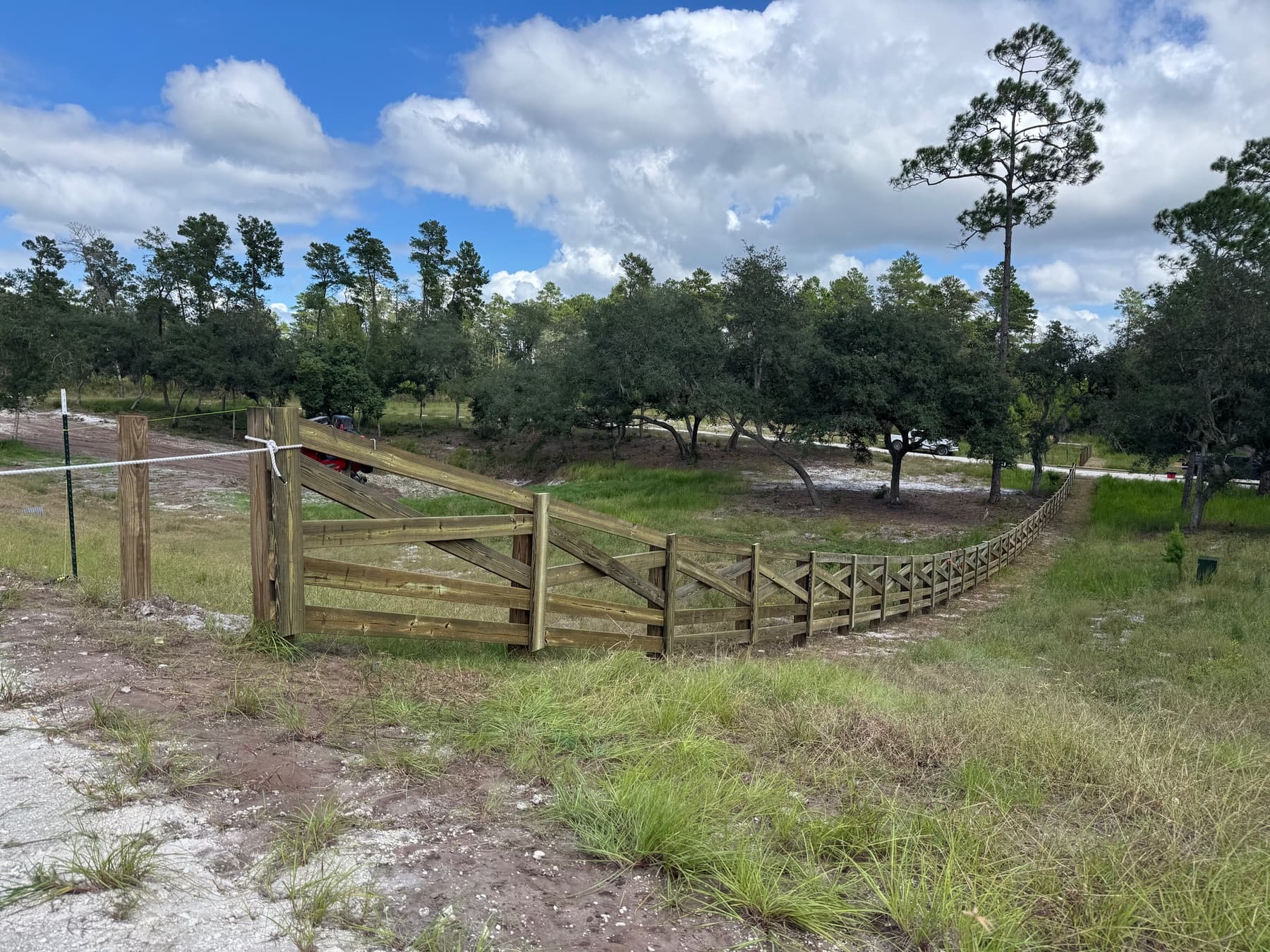 Cross-Buck Fencing